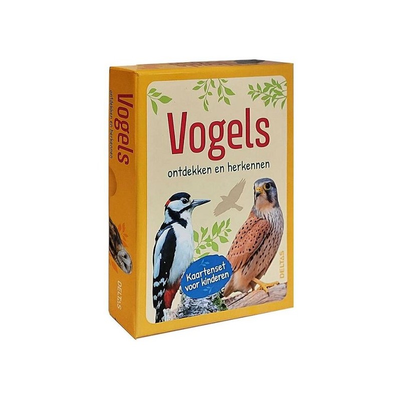 Deltas Vogels ontdekken en herkennen - kaartenset voor kinderen