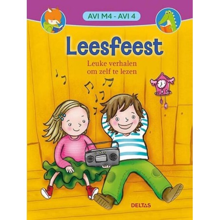 Deltas Leesfeest Leuke verhalen om zelf te lezen (AVI M4 / AVI 4)