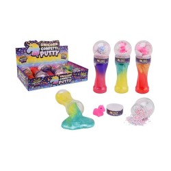 John Toy Putty Met Unicorn En Foam Balletjes In Kegel 20cm