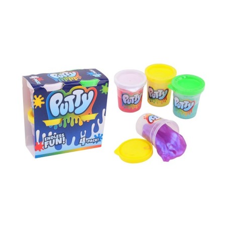 John Toy Putty Slime, paquet de 4