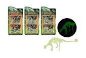 John Toy Construisez votre propre dinosaure 3D qui brille dans le noir - 2 pièces sur carte