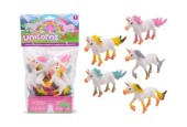 John Toy Licornes 5 pièces dans un sachet 12x8cm