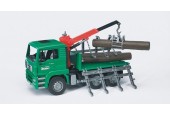 Camion de transport de bois Bruder MAN TGA avec grue et grumes