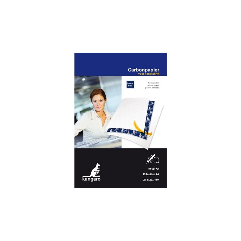Carbonpapier blauwhandschrift
