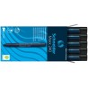 Marqueur Schneider Maxx 240 permanent pointe ronde noir. Boîte de 10 pièces