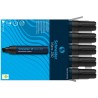Schneider Marqueur permanent 280 burin noir 5pcs