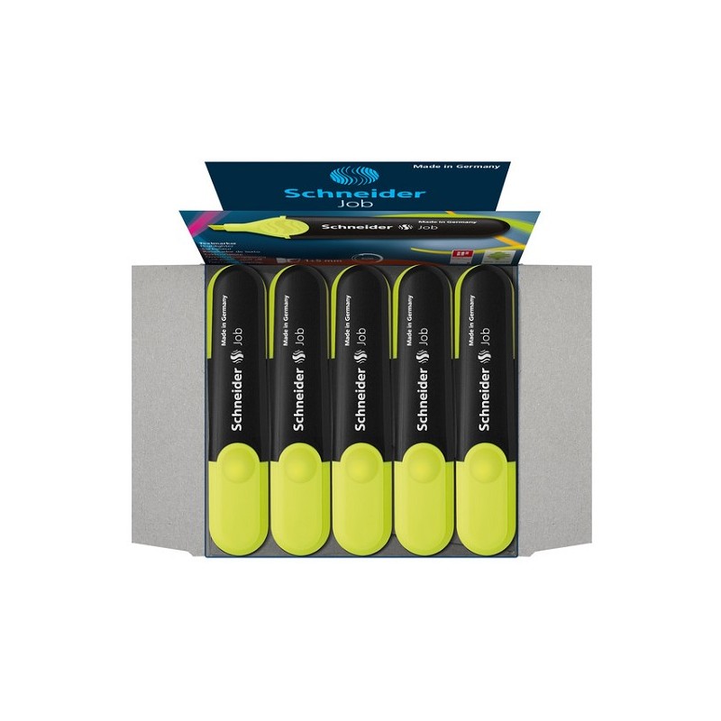 Marqueur de texte type 150 jaune 10pcs