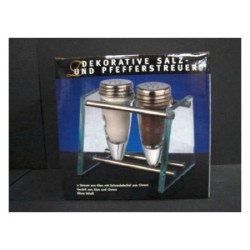 Ensemble salière et poivrière décoratif
