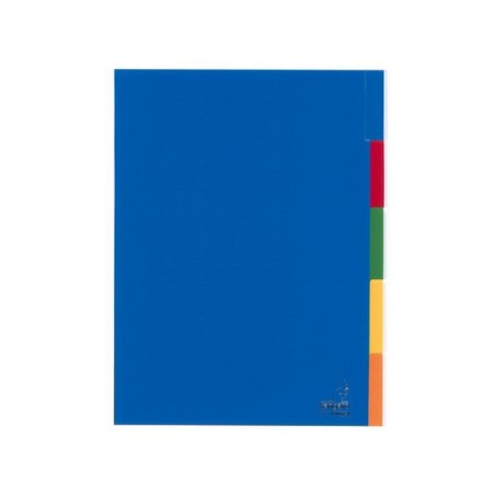 Kangaro Tabblad A4 Venster PP 120 Micron Assorti 23-gaats 5-deligbr