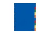 Kangaro Tabblad A4 venster PP 120 micron assorti 23-gaats 10-delig
