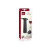 Tire-bouchon Vacu Vin noir avec 2 bouchons