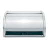 Brabantia schuifbroodtrommel half brilliant steel 17,3x26,5x31,6cm 11 liter