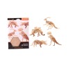 John Toy Houten 3D dinosaurus puzzel