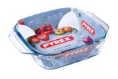 Pyrex IRRESISTIBLE  braadslede vierkant 29x23cm (zonder grepen 23x23cm)