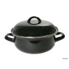 Cocotte acier émaillé noir 26cm