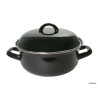 Cocotte acier émaillé noir 28cm