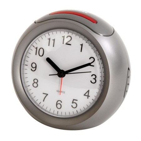 Balance Wekker kunststof analoog met snoer, diameter 8,5 cm.