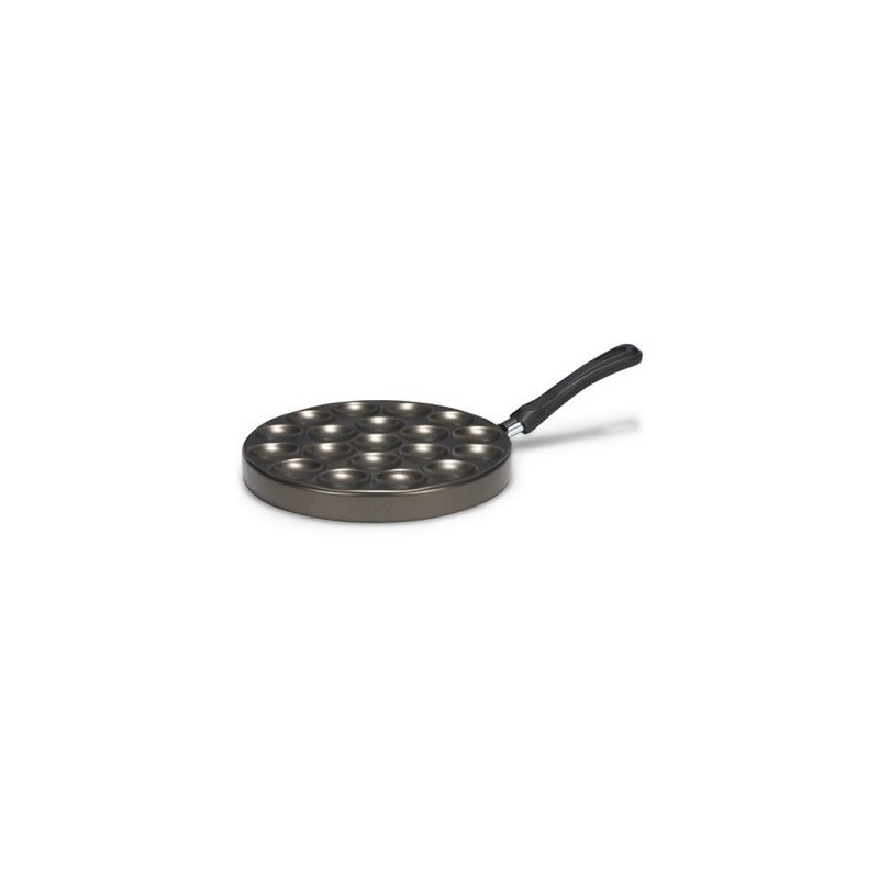 Patisse poffertjespan antikleef 25cm voor 19 poffertjes