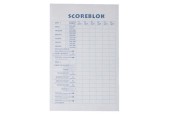 Bloc de score 9,4x14,5cm 250 feuilles paquet de 5 pièces