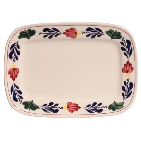 Plateau Boerenbont 25x18 cm faïence