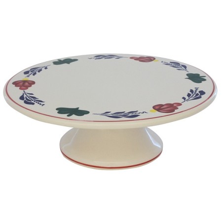 Boerenbont Assiette à Gâteau sur Pied Ø 23x8 cm faïence