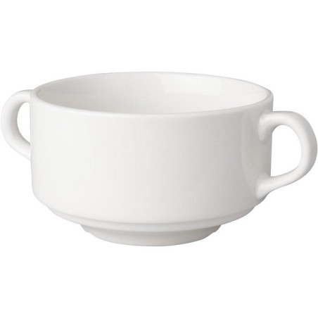 Mammoet Bol à soupe Budgetline 300ml porcelaine blanche lot de 6 pièces dia.10,5cm