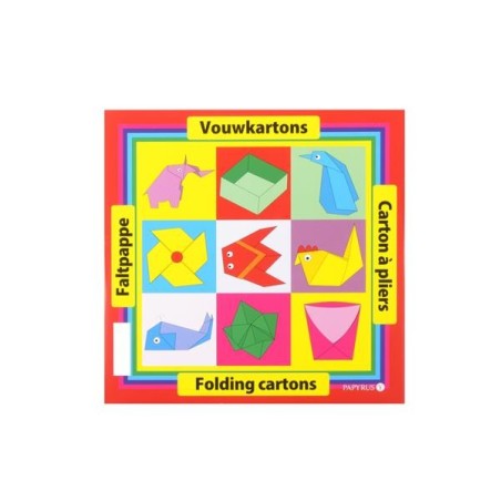 Cartons pliants 16x16cm Paquet de 10 x 40 feuilles