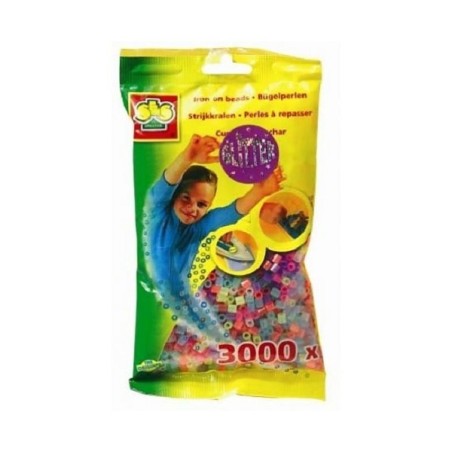Ses strijkkralen, glitter 3000st