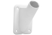 Vlaggenstokhouder nylon wit 30mm