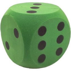 Adriatic Dice mousse rouge ou jaune 15x15cm