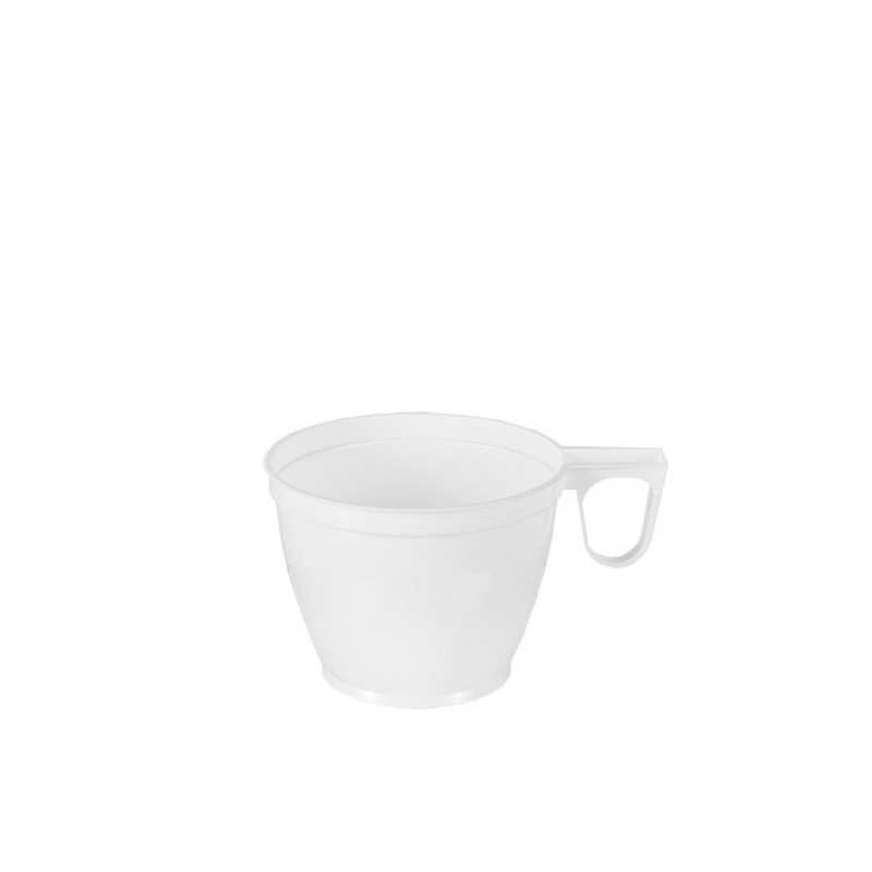 Papstar kopjes kunststof  met oor pak a 10 stuks