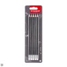 Bruynzeel 5 crayons HB avec gomme Teens