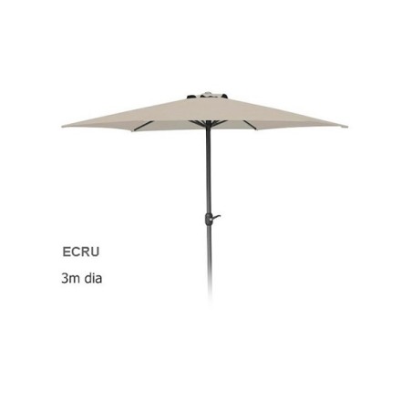 Parasol 3 meter met draaimechanisme ECRU