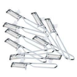 Westmark Famos éplucheur pack de 10 pièces acier inoxydable / acier 157x41x7mm
