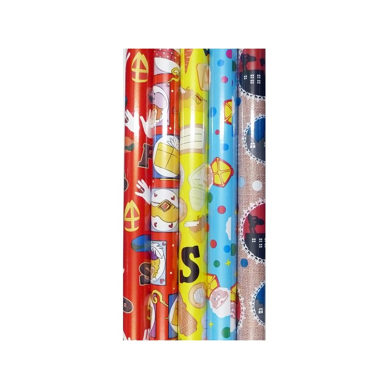Cadeaupapier Sinterklaas200x70 per LOSSE ROL