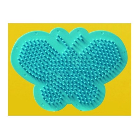 Ses strijkkralenbord vlinder