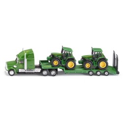 Siku 1837 dieplader met John Deere tractoren
