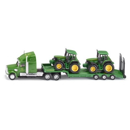 Siku 1837 dieplader met John Deere tractoren