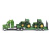 Siku 1837 dieplader met John Deere tractoren