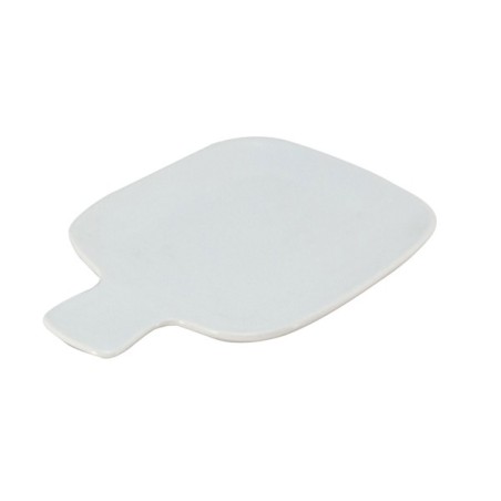 Assiette de service blanche 18,5x12,5x1,8cm