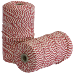 Corde Roulade 80m rouge/blanc