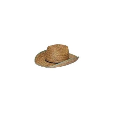 Chapeau de paille Dallas cowboy naturel