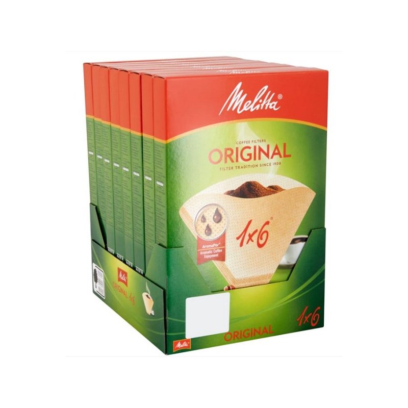 Melitta Filtres à café 1x6 40 pièces.Pack de 8 boîtes (8 boîtes de 40 pièces)