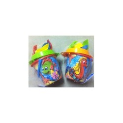 Adriatic Seau set décor poisson Ø18cm 6 pièces