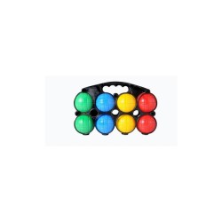 Jeu de boules 8 ballen plastic in houder