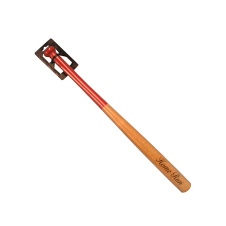 Honkbalknuppel Rood/naturel Hout
