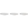 Mammoet Assiette bord étroit Budgetline porcelaine blanche 24cm (lot de 3)
