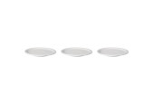 Mammoet Assiette bord étroit Budgetline porcelaine blanche 24cm (lot de 3)