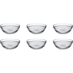 Duralex bol Lys rond empilable 200ml verre dur 6 pièces 10,5x4,3cm
