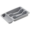 Curver Range-couverts Luna petit gris clair 4 compartiments 33x20x6cm